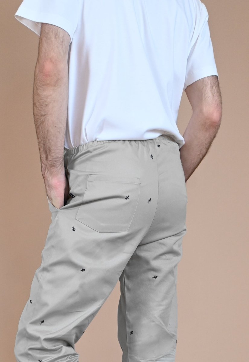 Pantalón "Hormigas en tus pantalones" - Gris perla