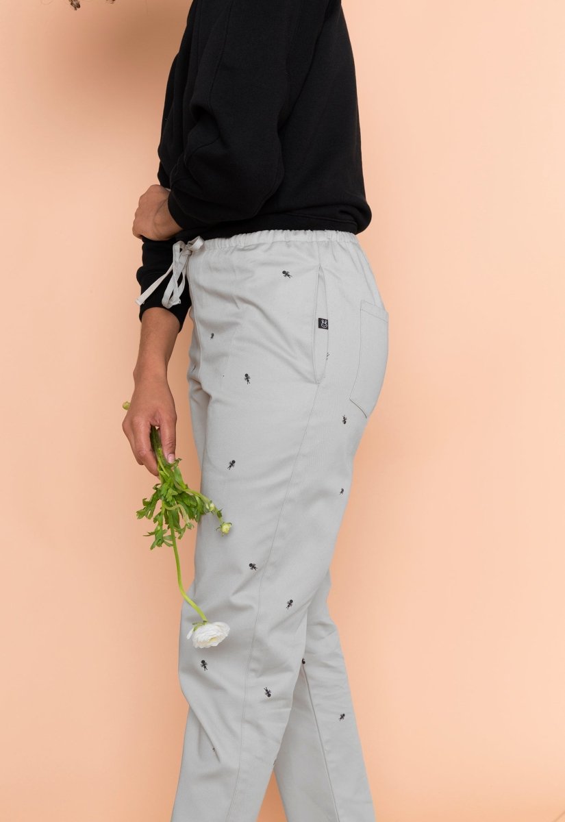 Pantalón "Hormigas en tus pantalones" - Gris perla