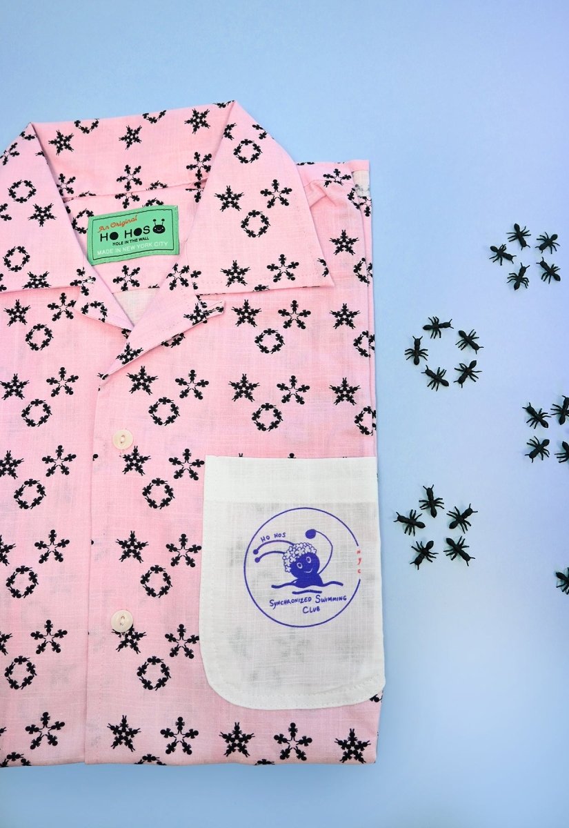 Camiseta abotonada "Club Natación Sincronizada" - Aguas Rosa