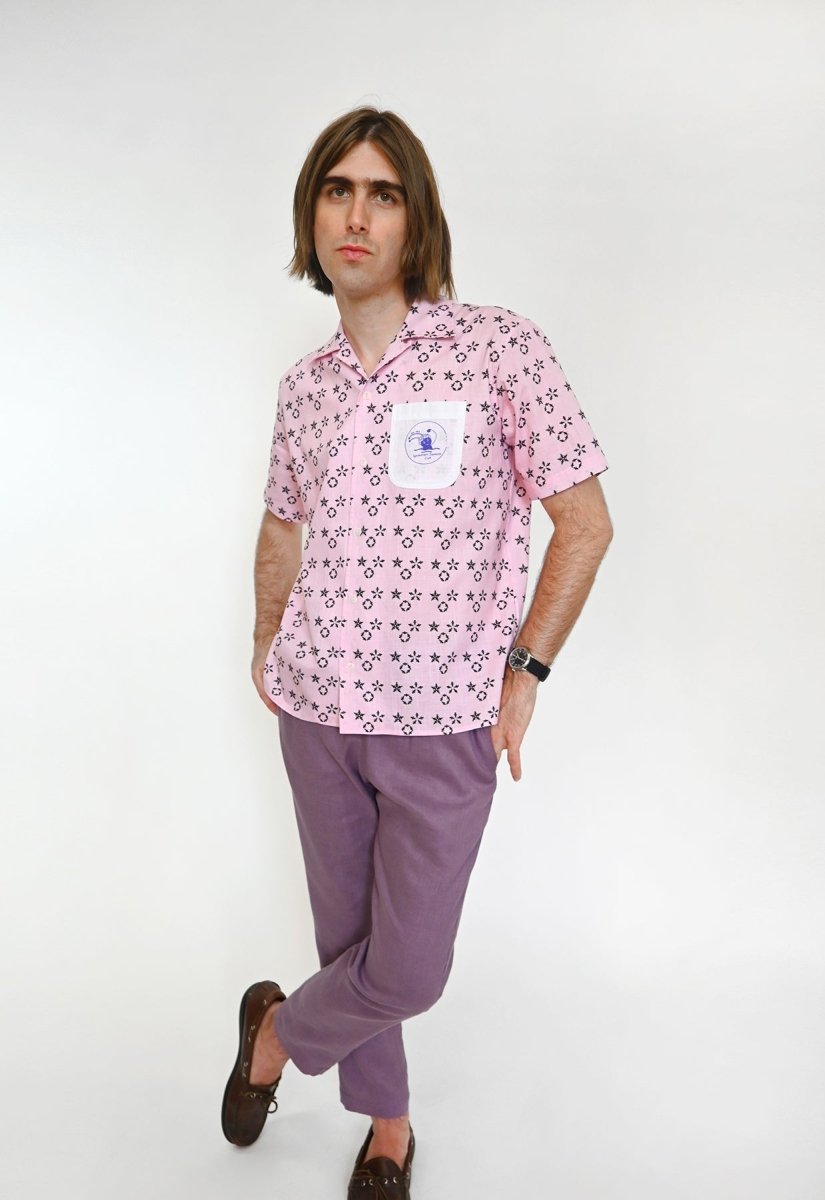 Camiseta abotonada "Club Natación Sincronizada" - Aguas Rosa
