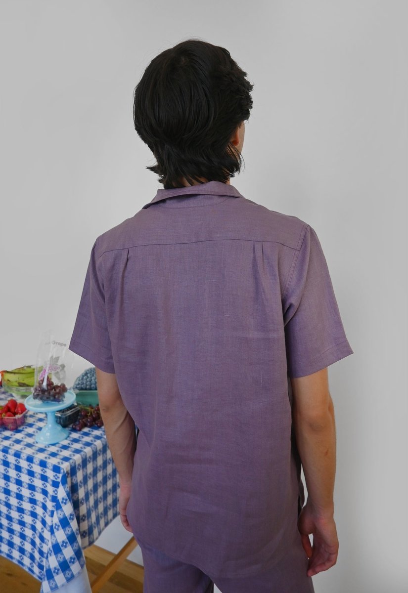 Camisa abotonada "Tutti-Frutti" - Purple Grape