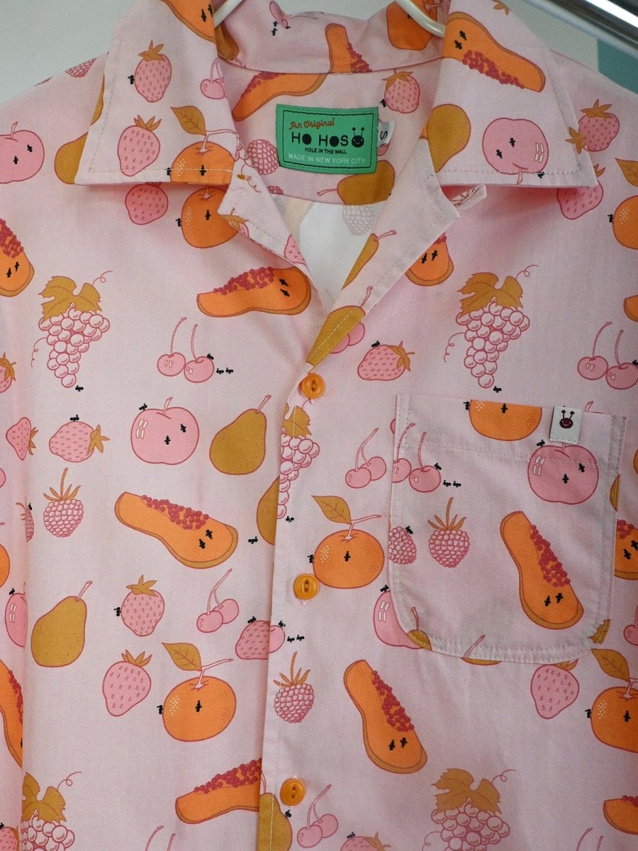 Camisa abotonada "Tutti-Frutti" - Blackberry