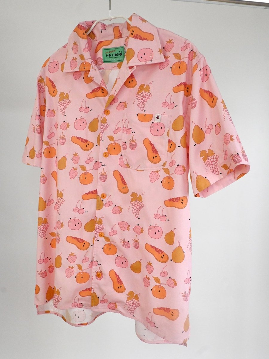 Camisa abotonada "Tutti-Frutti" - Blackberry