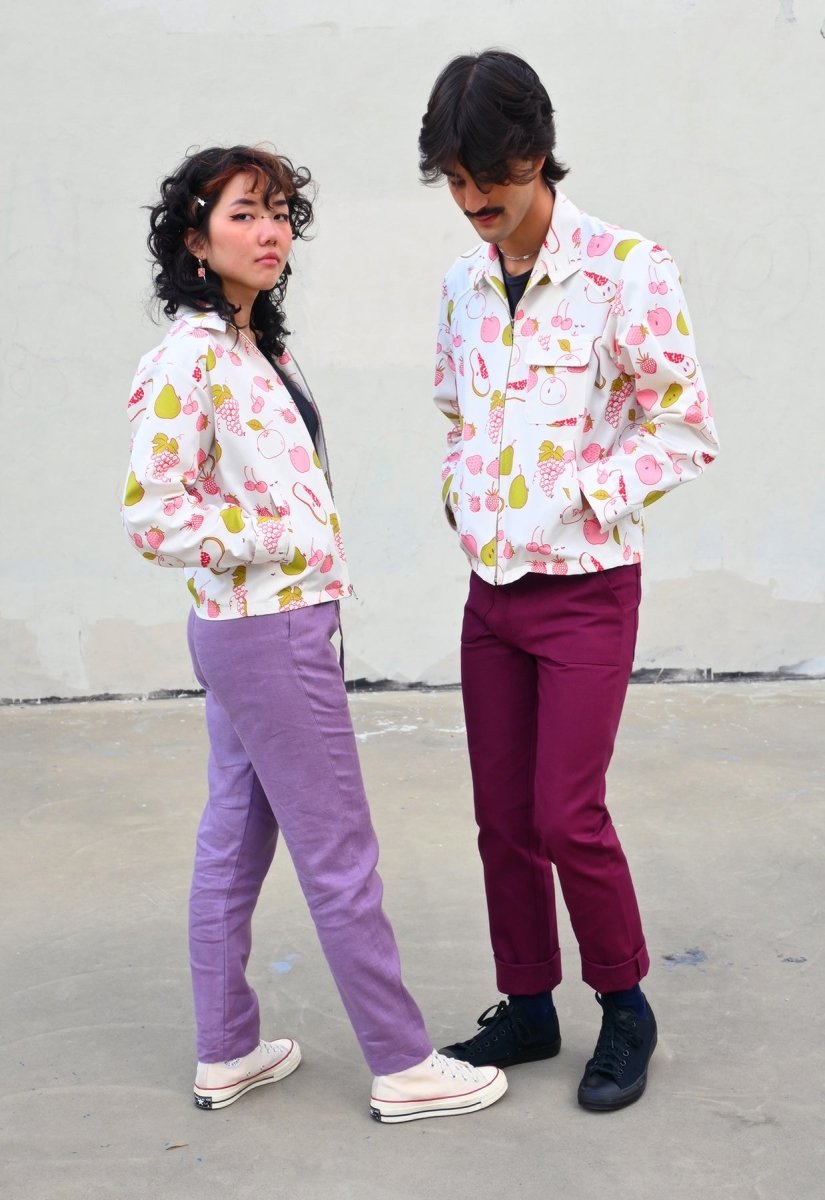 Chaqueta con estampado "All Over Fruit"
