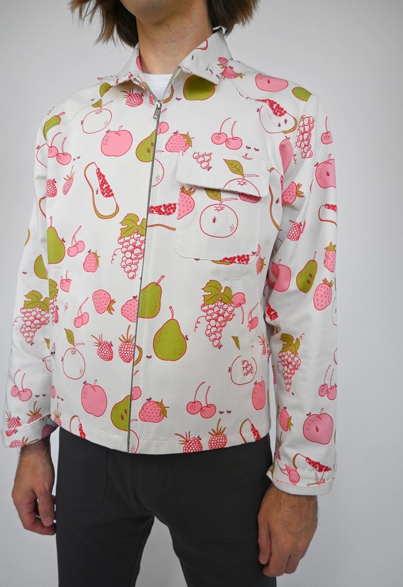 Chaqueta con estampado "All Over Fruit"