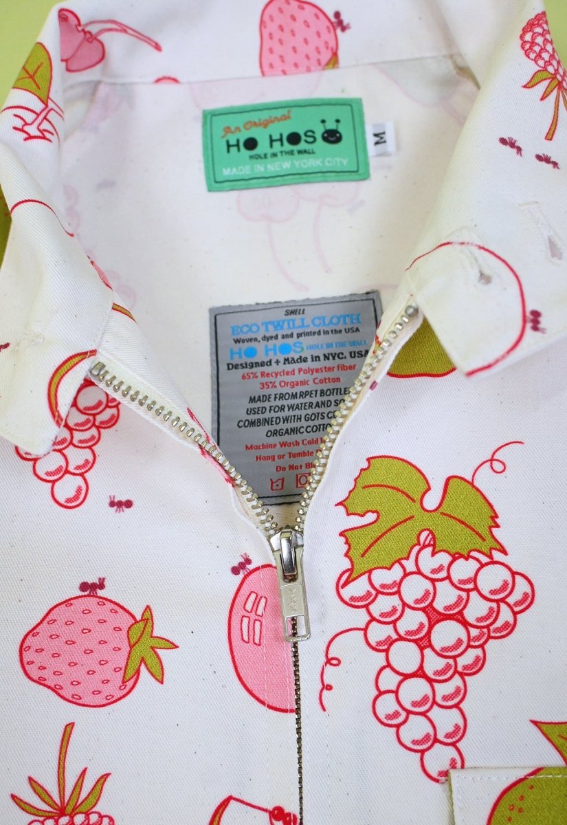 Chaqueta con estampado "All Over Fruit"