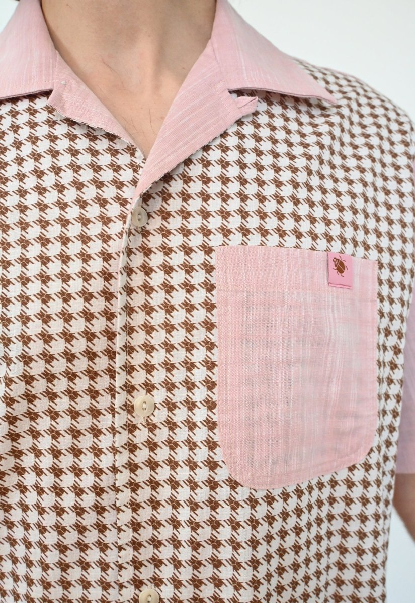 Camisa abotonada "Beetletooth" - Rosa Viejo