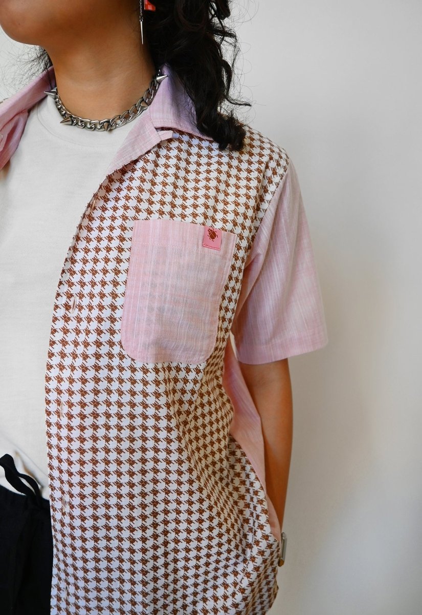 Camisa abotonada "Beetletooth" - Rosa Viejo