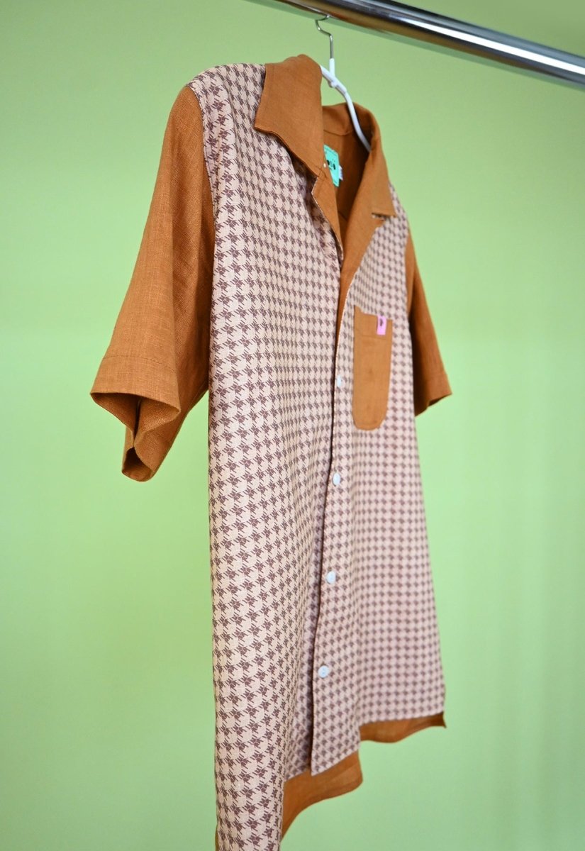 Camisa con botones "Beetletooth" - Marrón óxido