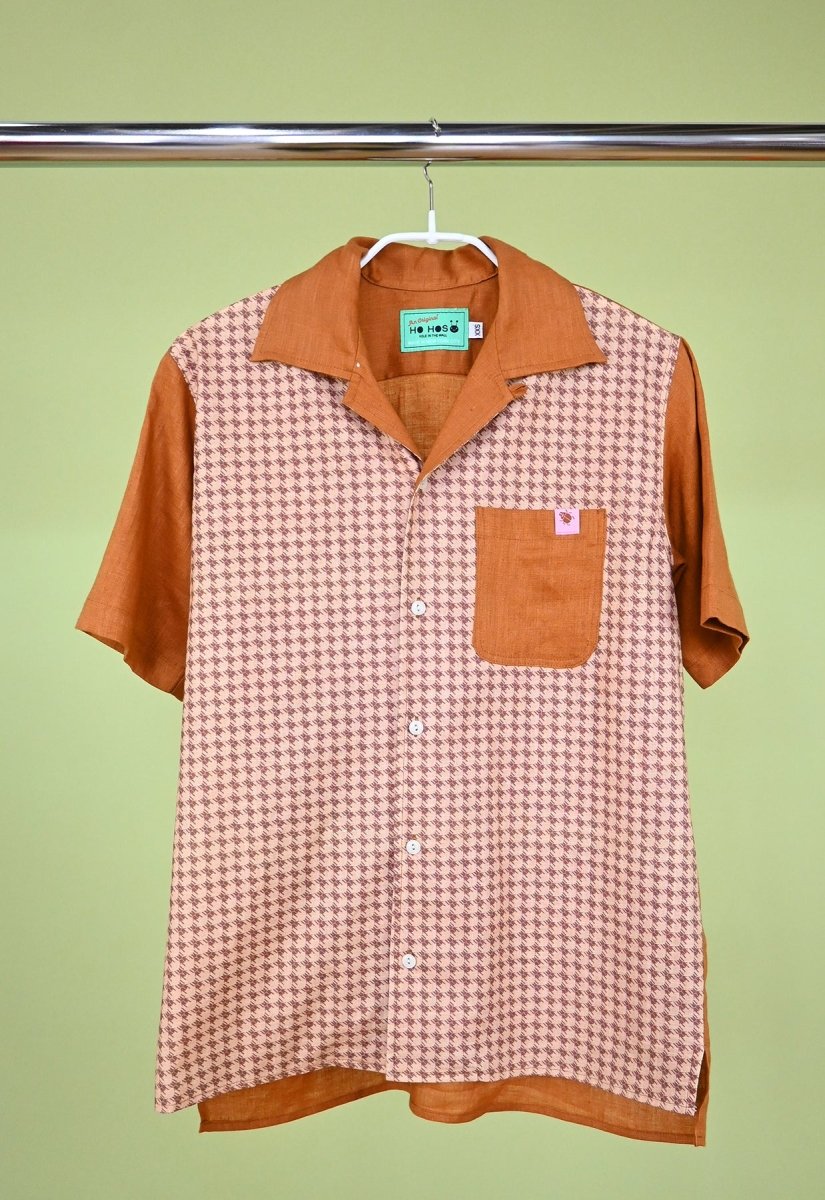 Camisa con botones "Beetletooth" - Marrón óxido