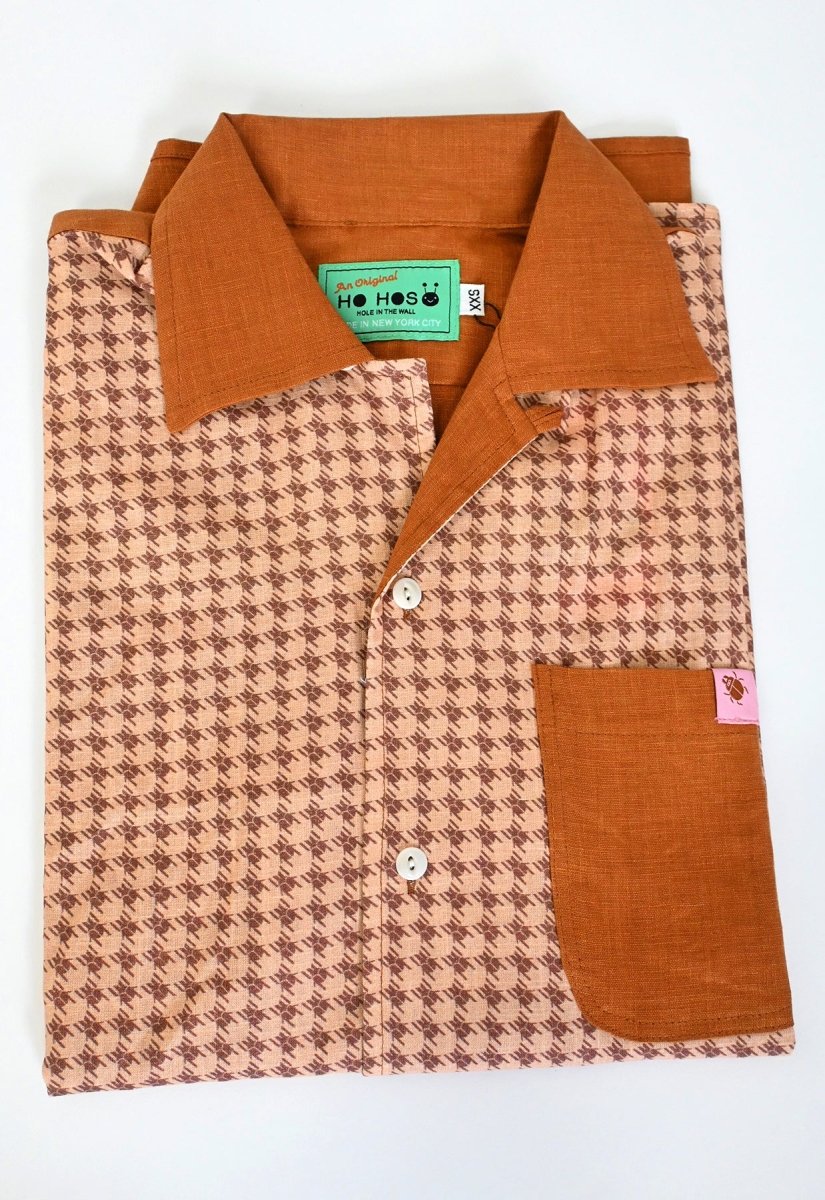 Camisa con botones "Beetletooth" - Marrón óxido