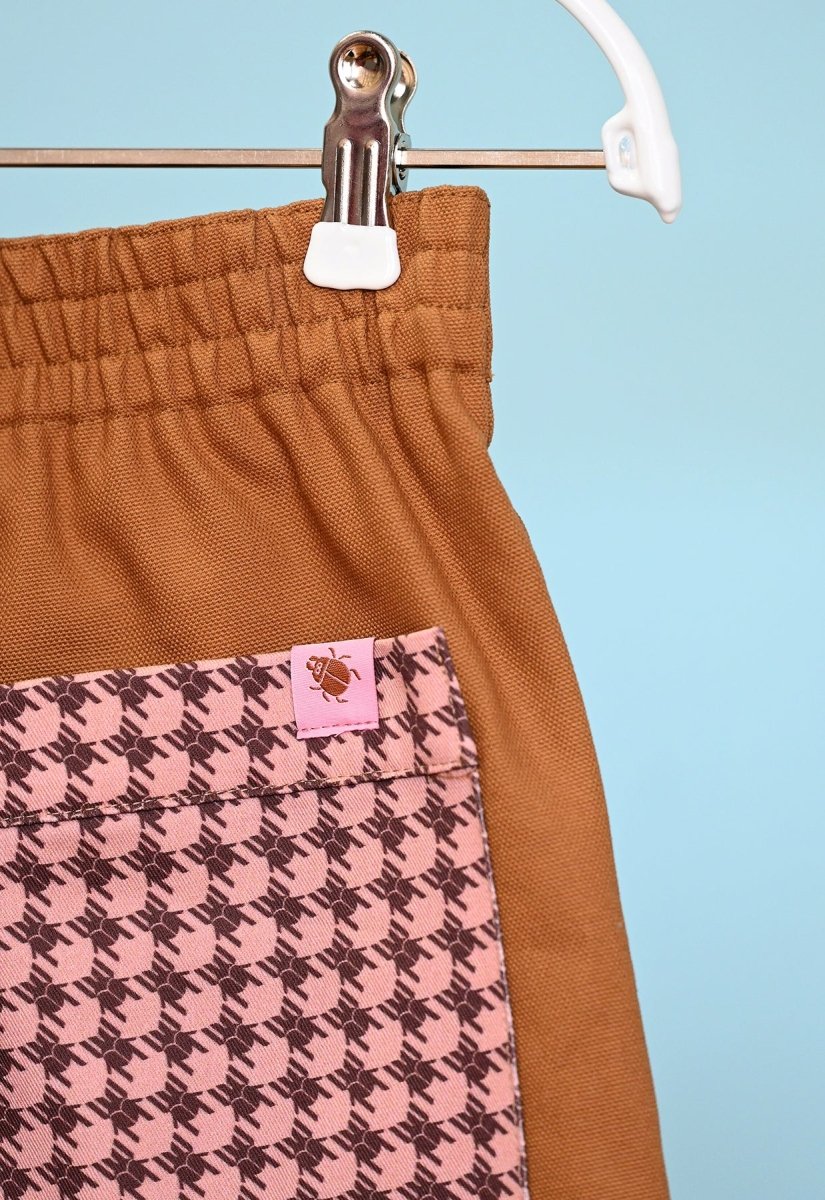 Pantalones cortos de trabajo/juego "Beetletooth" - Marrón caramelo