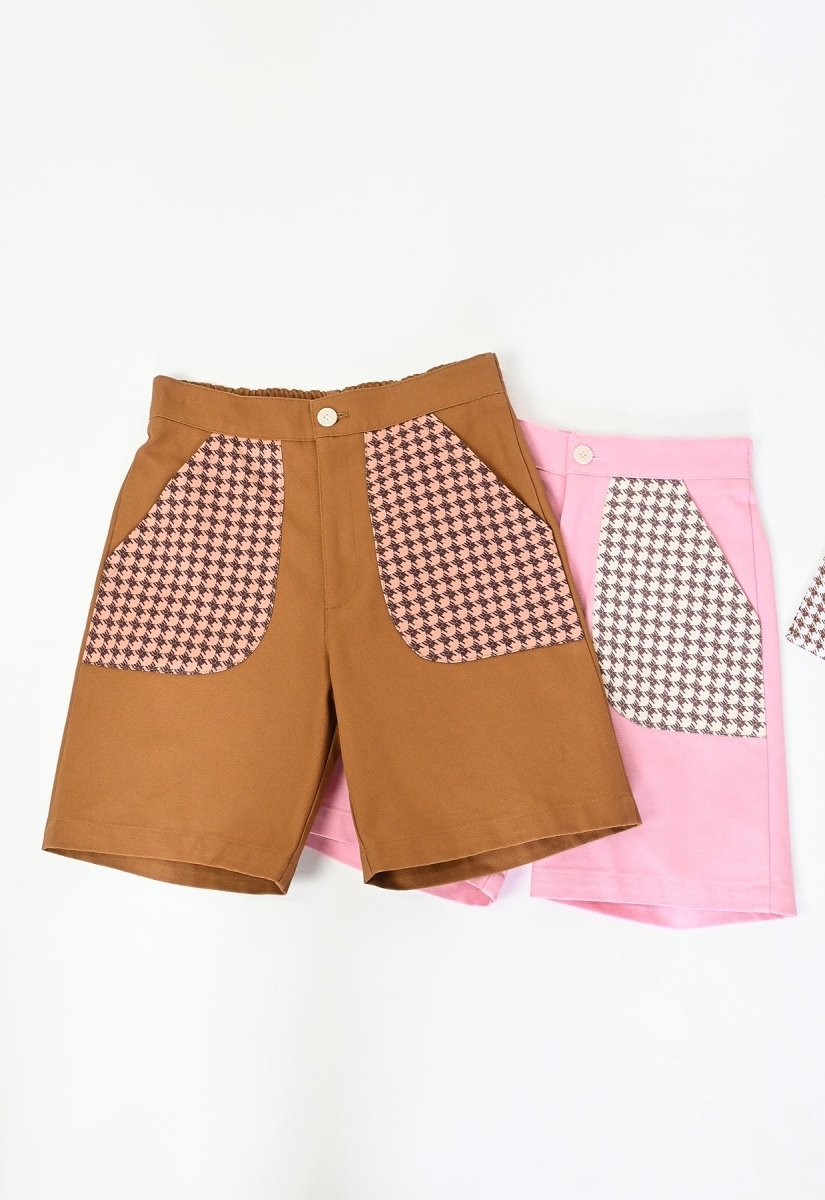 Pantalones cortos de trabajo/juego "Beetletooth" - Marrón caramelo