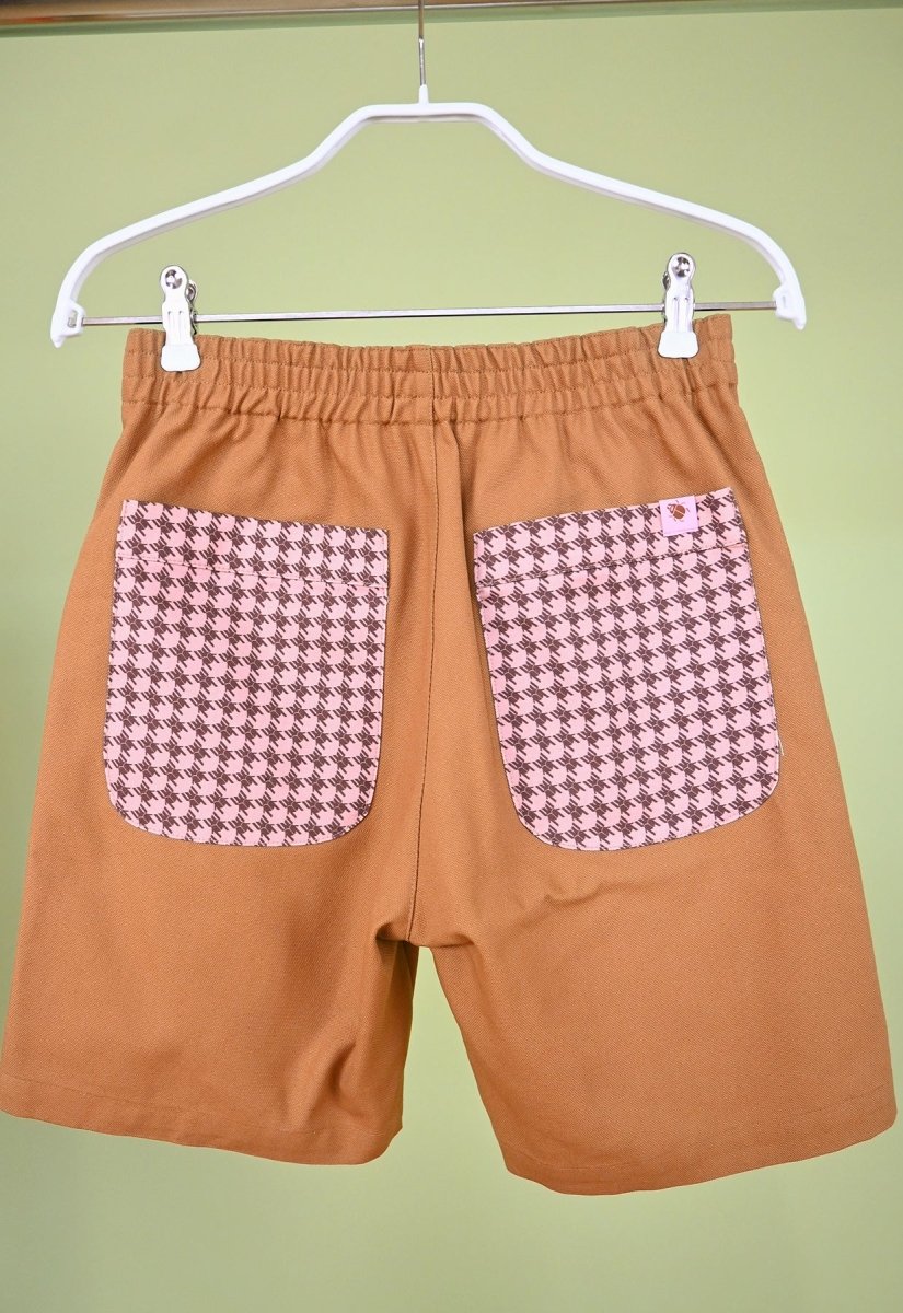 Pantalones cortos de trabajo/juego "Beetletooth" - Marrón caramelo