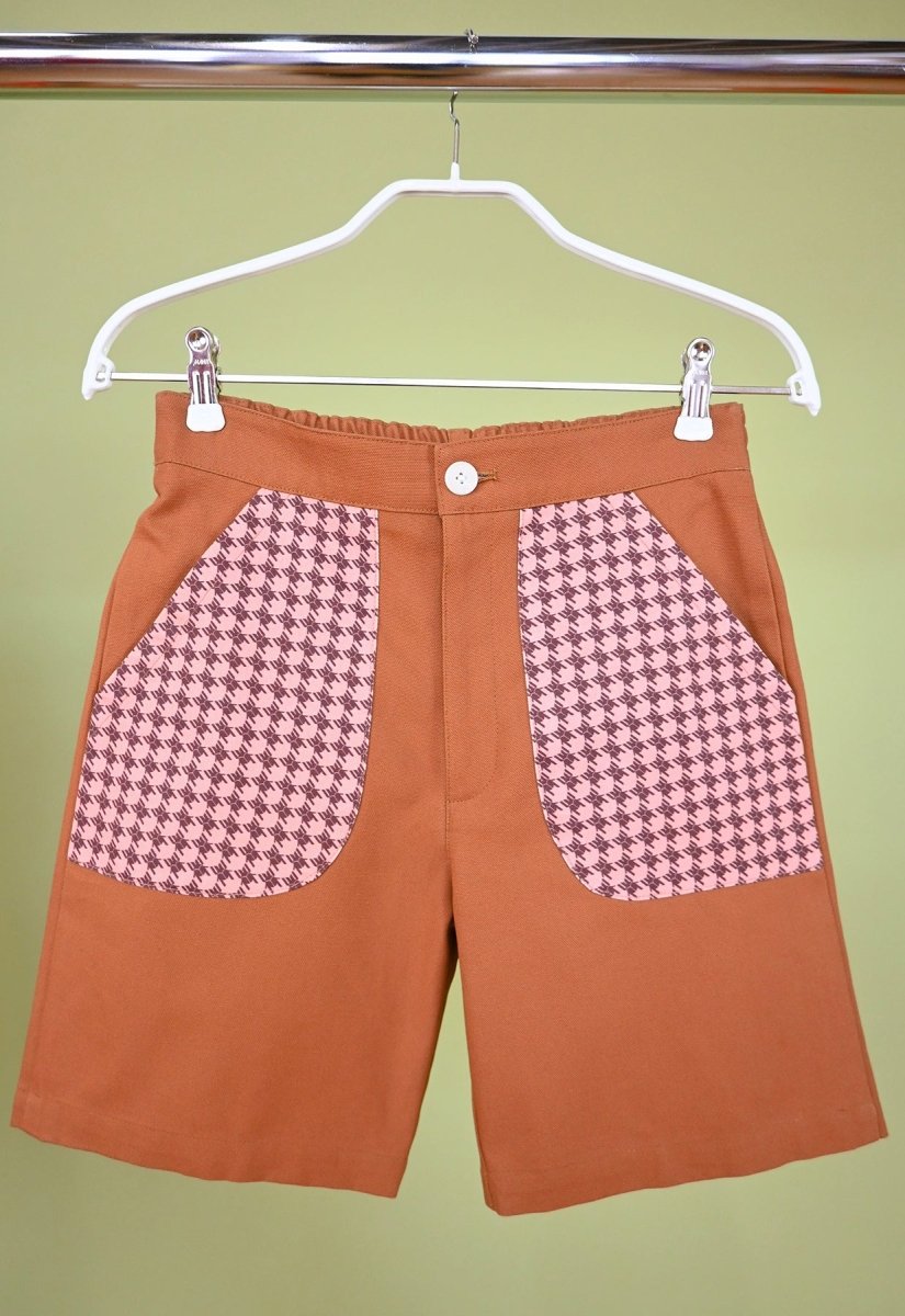 Pantalones cortos de trabajo/juego "Beetletooth" - Marrón caramelo