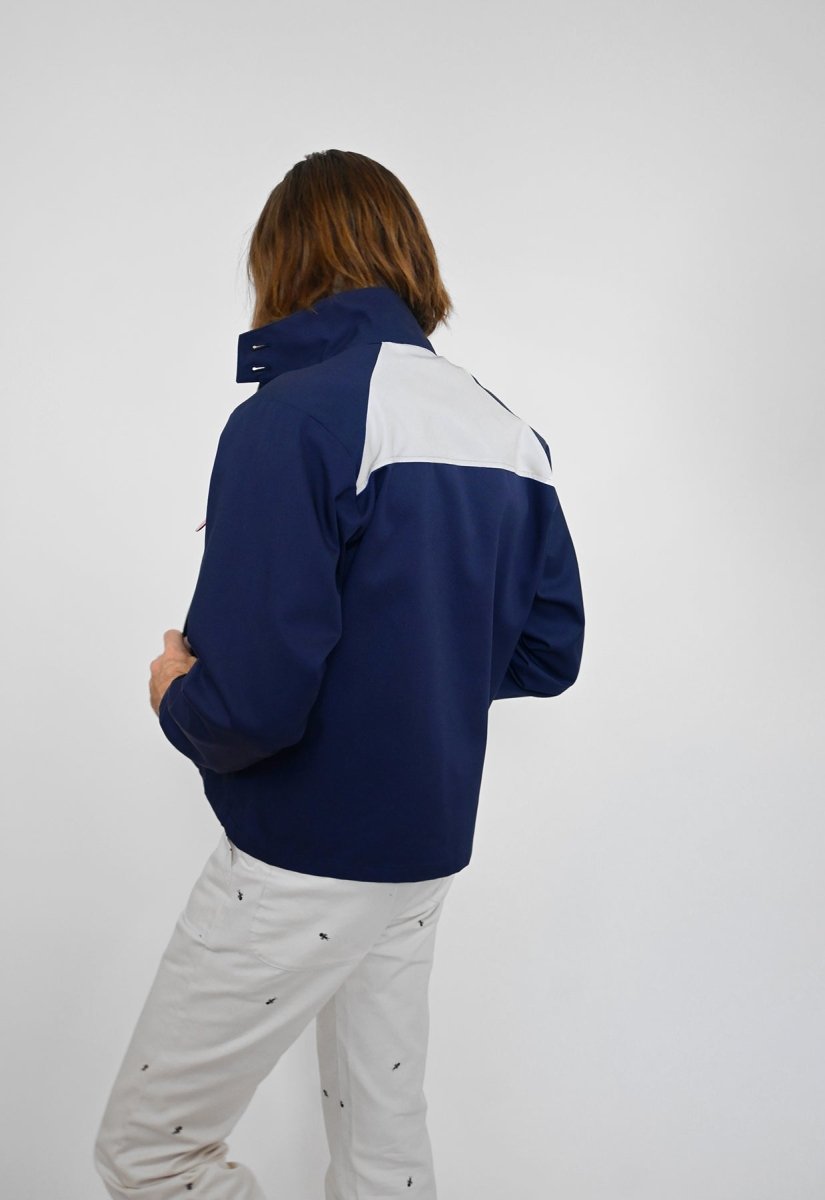 Chaqueta color block "In the Navy"