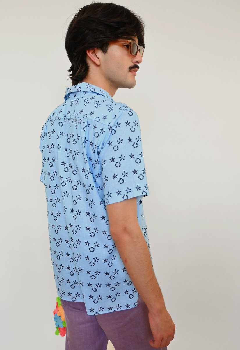 Camiseta abotonada "Club Natación Sincronizada" - Aguas Azules