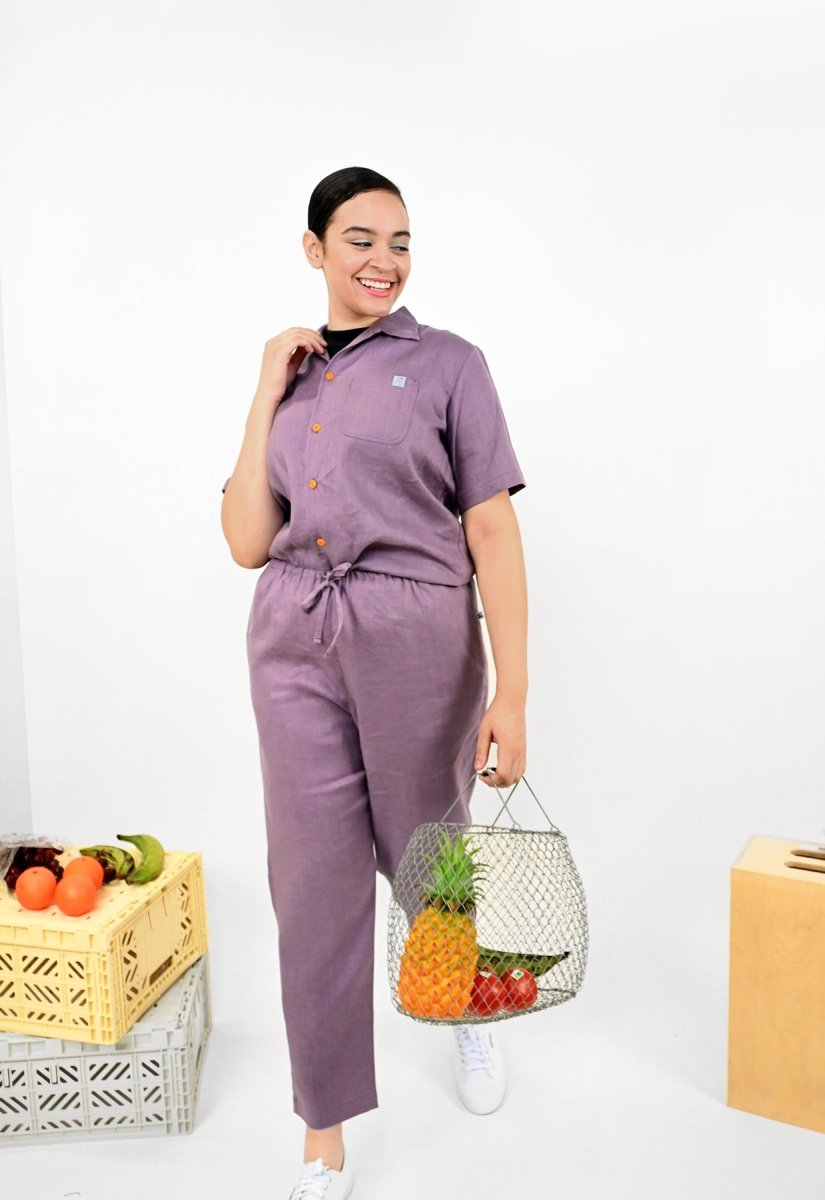 Pantalón "Tutti-Frutti" Pull-on - Purple Grape