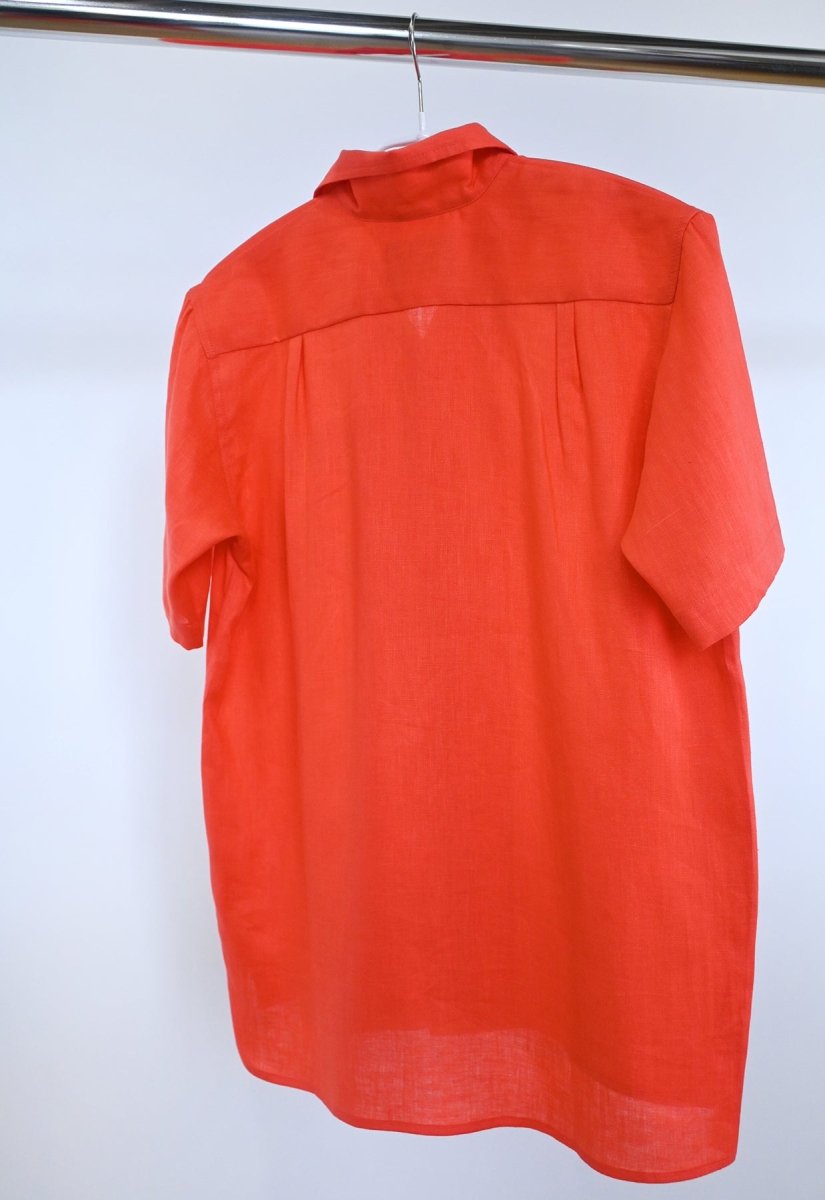 Camisa abotonada "Tutti-Frutti" - Tomate