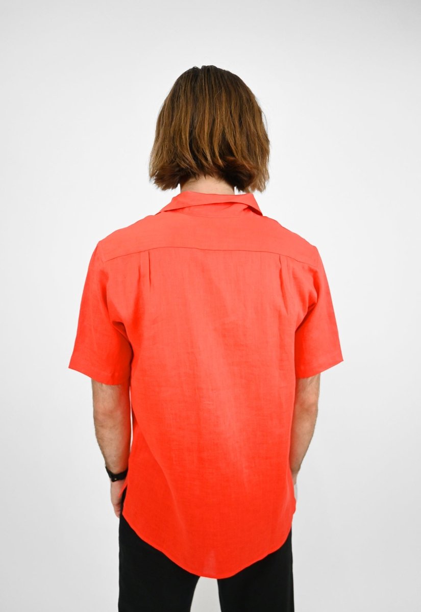 Camisa abotonada "Tutti-Frutti" - Tomate