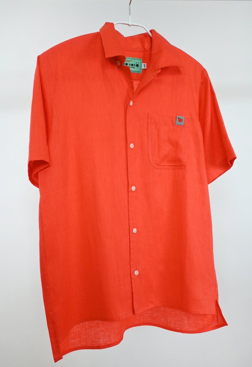 Camisa abotonada "Tutti-Frutti" - Tomate