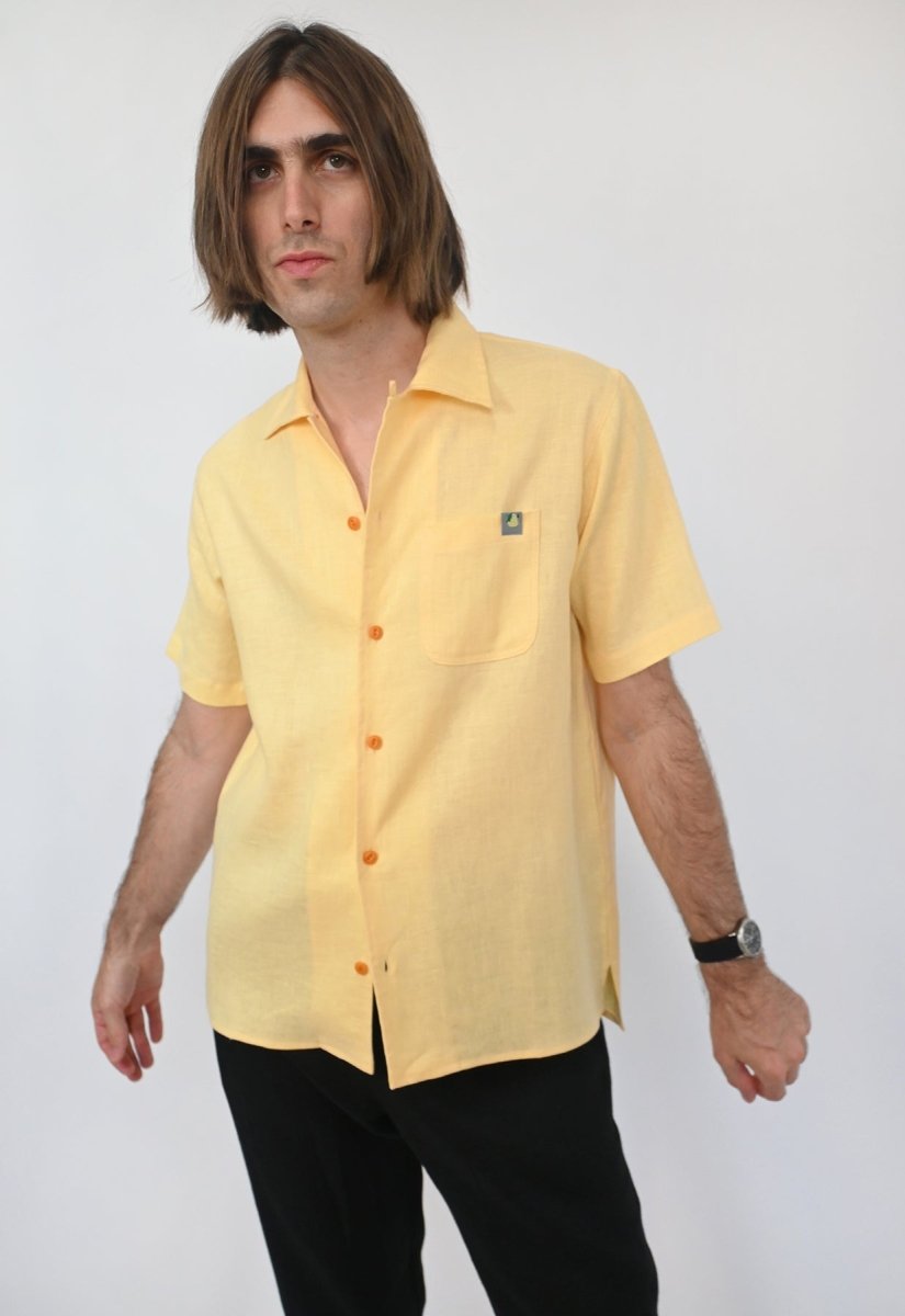 Camisa Botones "Tutti-Frutti" - Amarillo Fresa