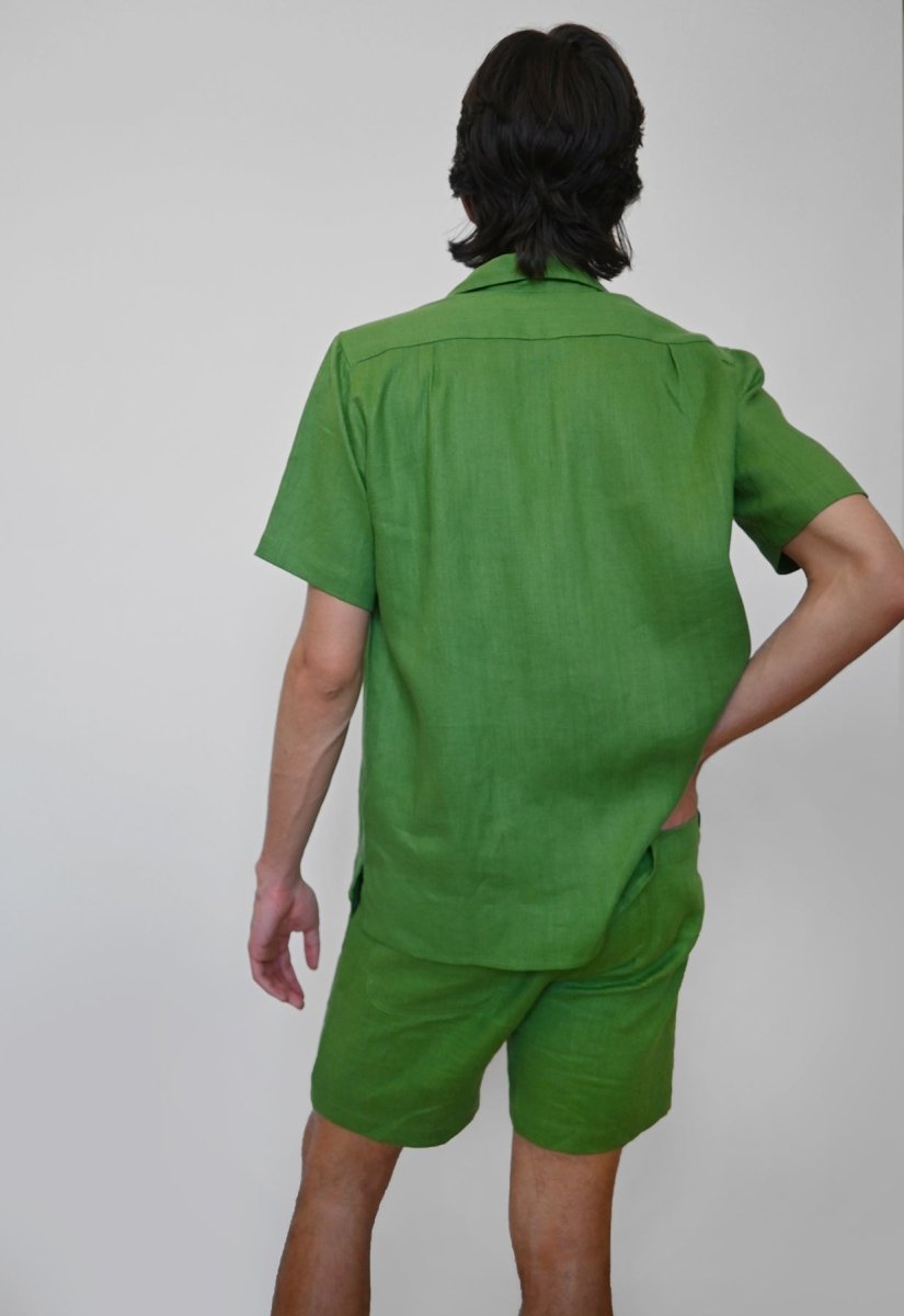 Shorts de trabajo/juego "Tutti-Frutti" - Verde plátano