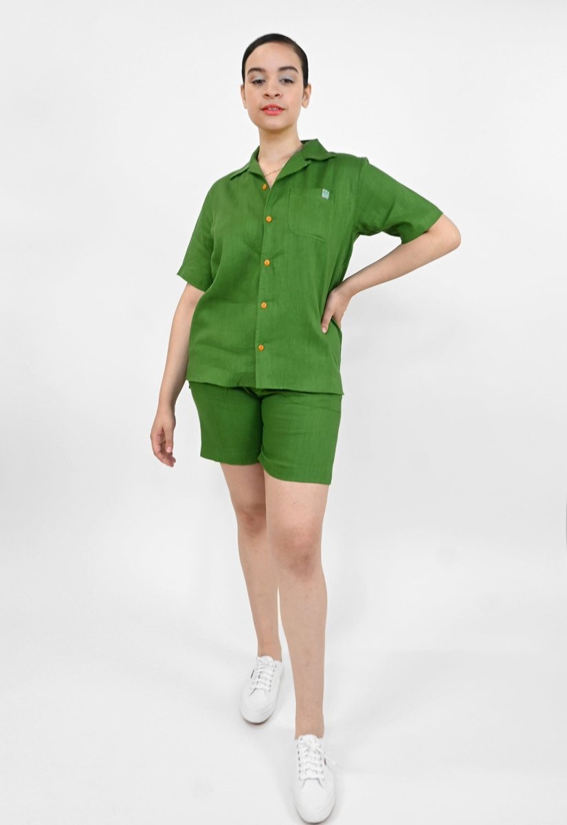 Shorts de trabajo/juego "Tutti-Frutti" - Verde plátano