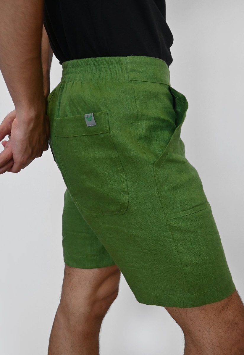 Shorts de trabajo/juego "Tutti-Frutti" - Verde plátano