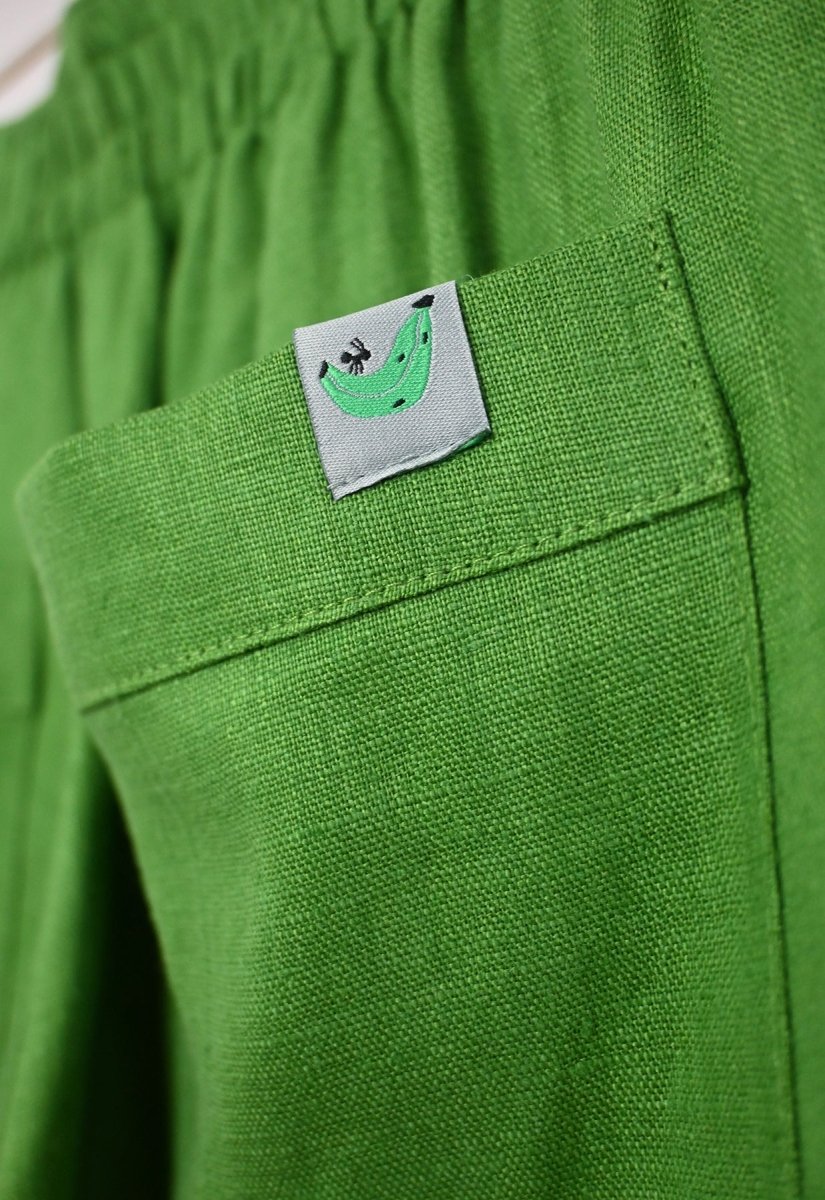 Shorts de trabajo/juego "Tutti-Frutti" - Verde plátano