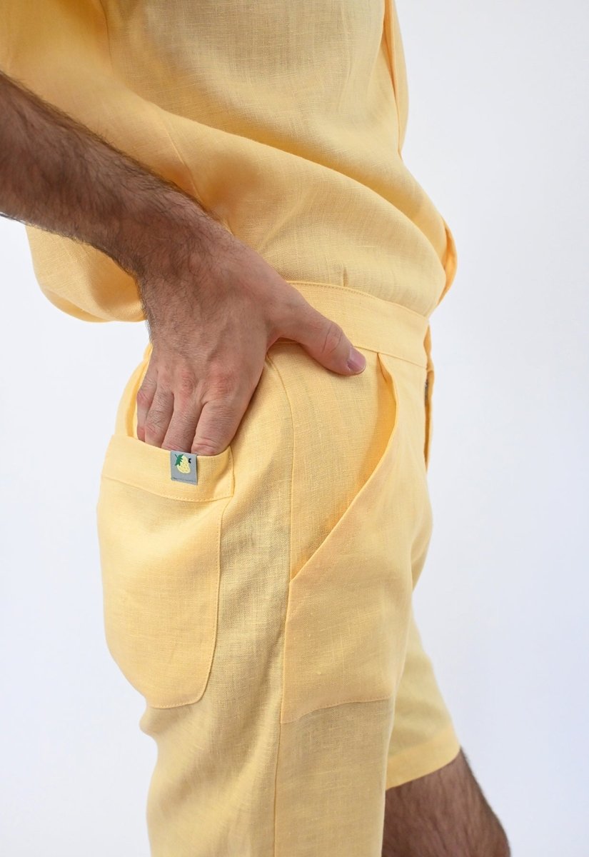 Shorts de Trabajo/Juego "Tutti-Frutti" - Amarillo Fresa