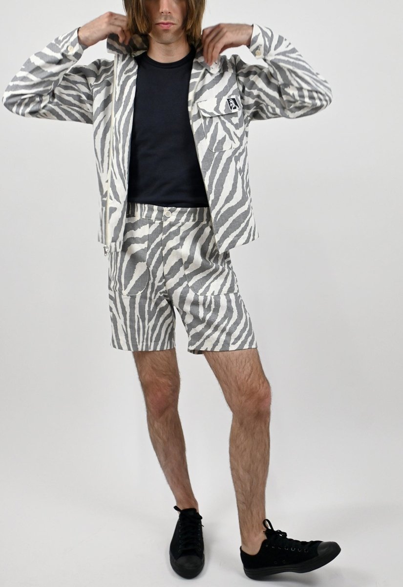 Chaqueta "Cebra Sin Causa" - Raya Gris