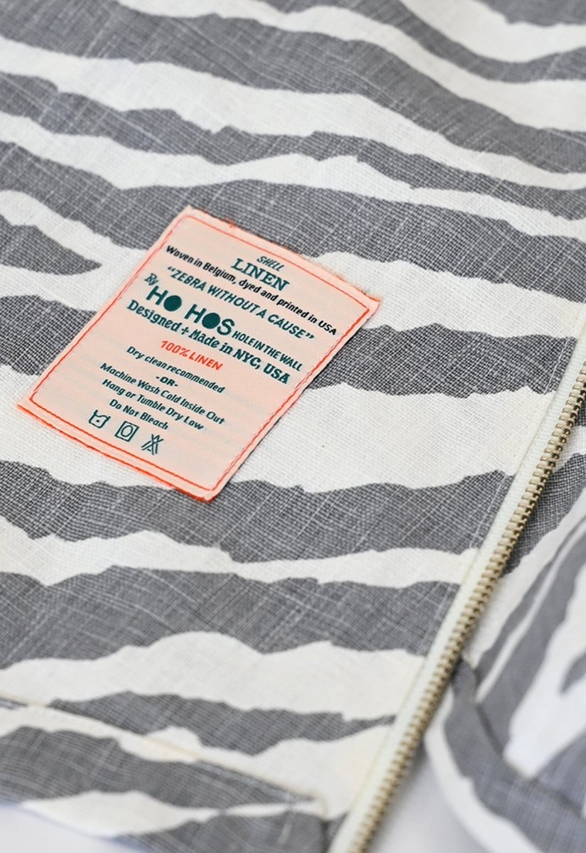 Chaqueta "Cebra Sin Causa" - Raya Gris