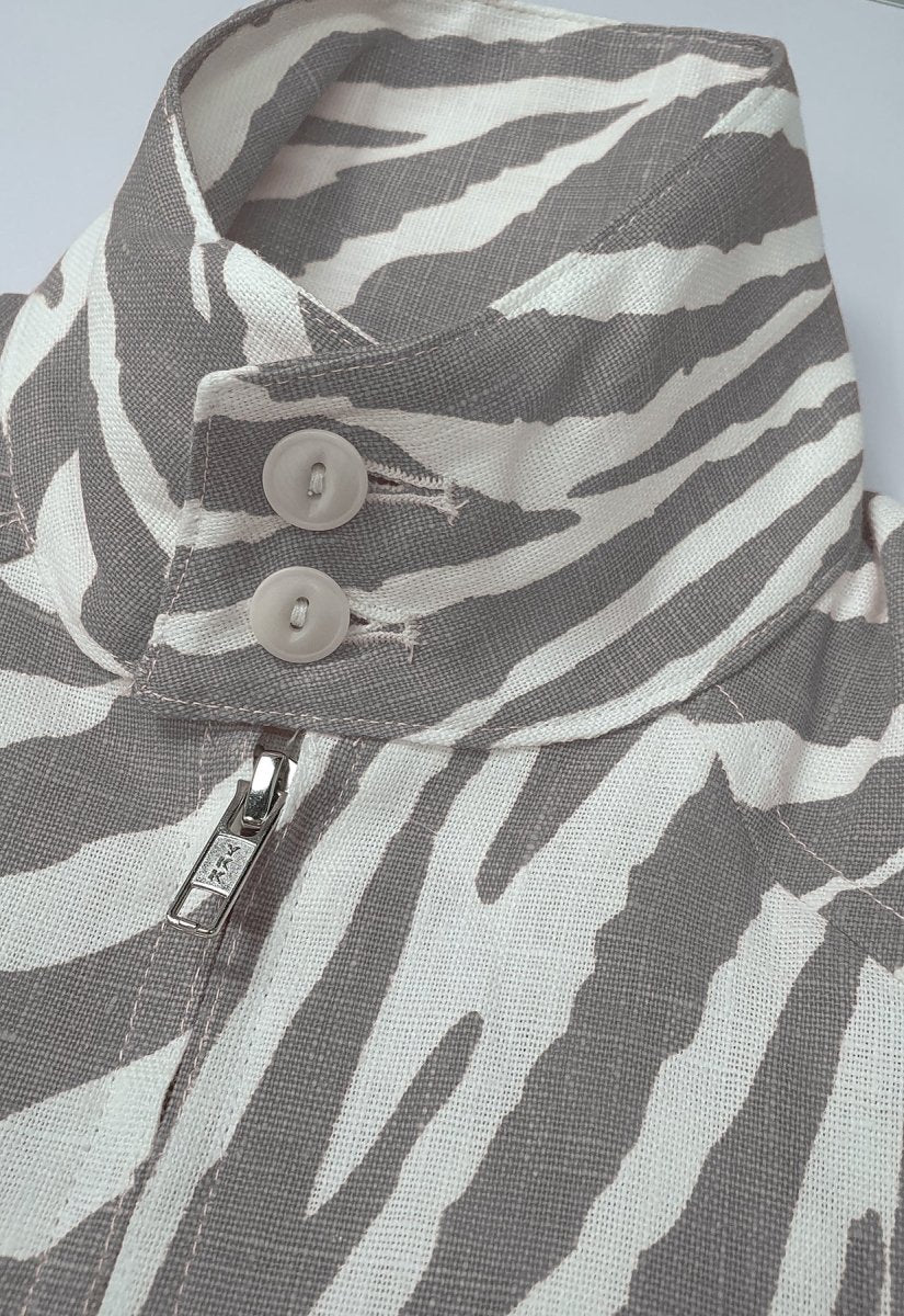 Chaqueta "Cebra Sin Causa" - Raya Gris